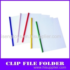 clear a4 pp slide grip report cover folder