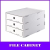 3-layers desktop pp A4 file cabinet