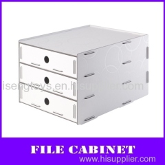 3-layers desktop pp A4 file cabinet