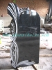 Best welcomed Shanxi black granite G1405 tombstone