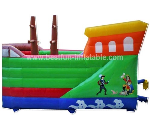 Commercial selling inflatable pirate ship bounce