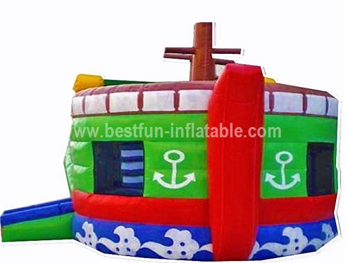 Commercial selling inflatable pirate ship bounce