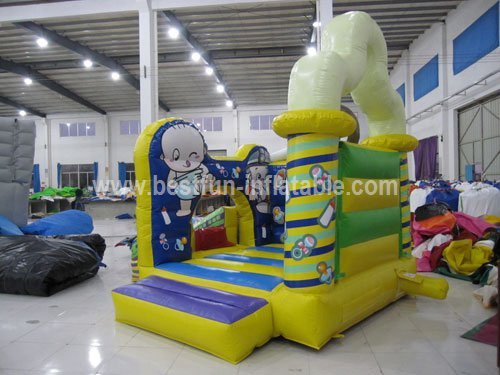 Inflatable bouncer baby for backyard