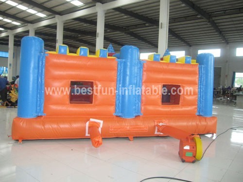 Inflatable bouncy castle inflatable fortress