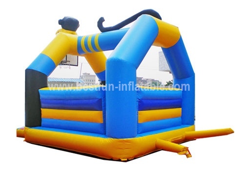 Inflatable monkey bounce castle