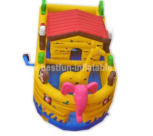 Noah ark inflatable bounce house boat