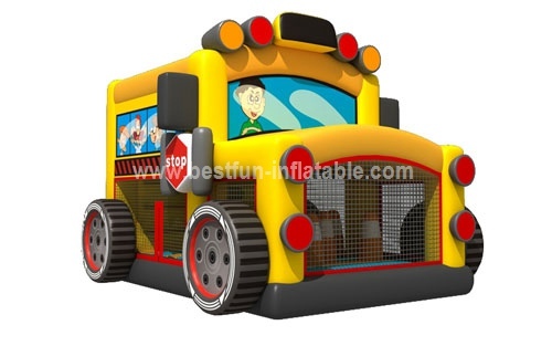 Inflatable bus bouncer model