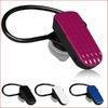 Pink Ear Hook Bluetooth Headset V3.0 / Purple Mobile Earpiece