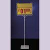 Customized Supermarket Floor Standing Sign Holders for A1-A4 Poster POP