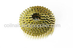 Threaded coil nail parts