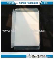 Plastic folded box for gift packaging