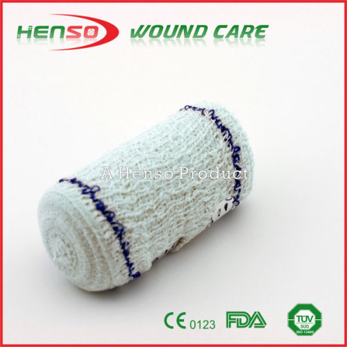 HENSO High Quality Blue Thread Elastic Crepe Bandage