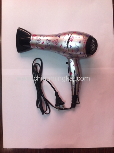 High power water transferring print hair dryer