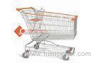 210L Large Wire Metal Supermarket Grocery Shopping Cart Zinc Plated