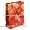 Promotional Personalized handle wedding gift bags red with handles custom printed