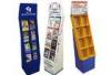 Advertising Corrugated Cardboard Magazine Display Stands Matt Lamination