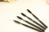 Matt Black Short Handle Mini Mascara Wand Eyelash Brush