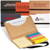 Promotional eco sticky notes with name card holder