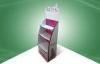 Adjustable 3 - Shelf POS Cardboard Displays Cardboard Display Stand for Beauty Care Products