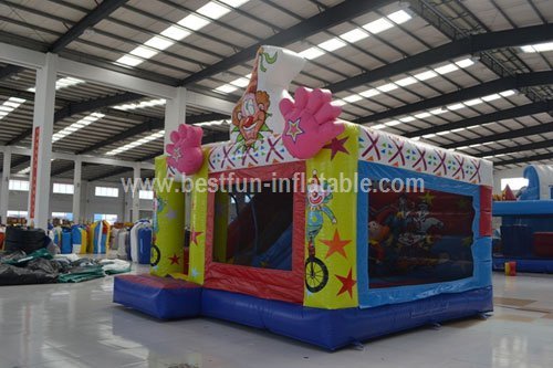 Inflatable sports combo inflatable clown bouncy