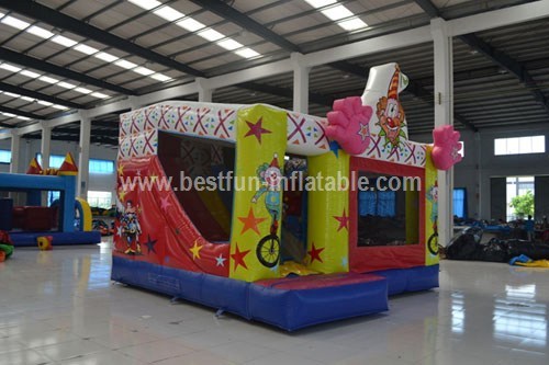 Inflatable sports combo inflatable clown bouncy
