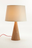 Lightingbird Modern Bedroom Decorative Wooden Table Lamp