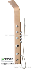 rose golden stainless steel shower panel / colonnes de douche / paneles de ducha / sprchove panely