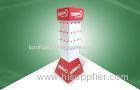 100% Recycled Store Red Cardboard POP POS Display Stand Floor Standing