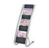 6 compartments floor stand literature newspaper and Magazine Display Rack Powder coating