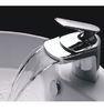 HN-4A33 Basin tap faucets / single lever waterfall basin mixer with purity brass main body