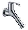 Single Hole Wall Mounted Basin Taps With Zinc Alloy Chrome Plated Handle