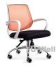 Hot sale promotion mesh white good mid back net mesh computer staff task lift office chairs import in China