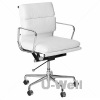 Middle back high quality black white boss guest conference Leather Executive Office Chair seating import