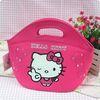 Pink Hello Kitty Neoprene Lunch Tote / Picnic Carriers with Zipper