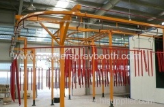 Electrostatic powder coating plant