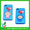 Eco-friendly non-stick good touching feeling lovely Cell Phone Silicone Cases for iphone