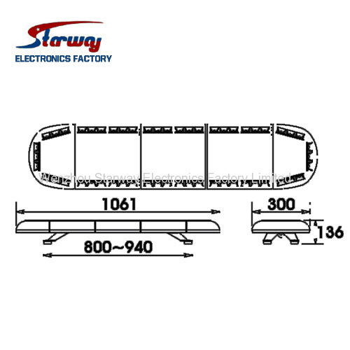 Starway Police Warning Vehice LED Safety Lightbar