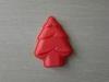 Single Christmas Tree Red Nonstick Silicone Cake Mould 23g For Bakeware Pan