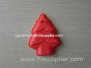 Single Christmas Tree Red Nonstick Silicone Cake Mould 23g For Bakeware Pan