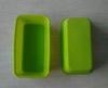 Food-grade Rectangle Mini Green Silicone Cake Mould For Loaf Pan