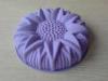 Big Sunflower Silicone Cake Mould / Recycled Purple Baking Pan For Bakeware