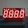 Custom multi-color Four-Digit 7 Segment LED Display for Temperature Indicator