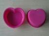 Eco-friendly Heart Mini Silicone Cake Mould Recycled For Microwave Ovens