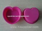 Eco-friendly Heart Mini Silicone Cake Mould Recycled For Microwave Ovens
