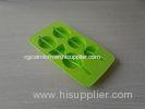 Green Novelty Silicone Chocolate Mould / Silicone Ice Mould with Sticker