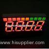 OEM 4 Digit 7 Segment Led Display for Temperature indicator Red / Yellow / Green