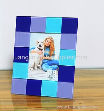 Glass splice photo frame