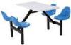 4 - Seat Pe / Steel Modern School Furniture - Chairs / Tables With Powder Coated