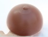 Brown African color silicone breast form for bra insert for mastectomy and crossdresser