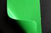 Green / White Fire proof PVC Coated Tarpaulin Fabric for Side Curtain 30*30